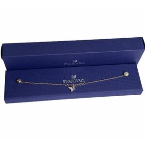Swarovski Lilia Rose Gold Plated Crystal Butterfly Bracelet
